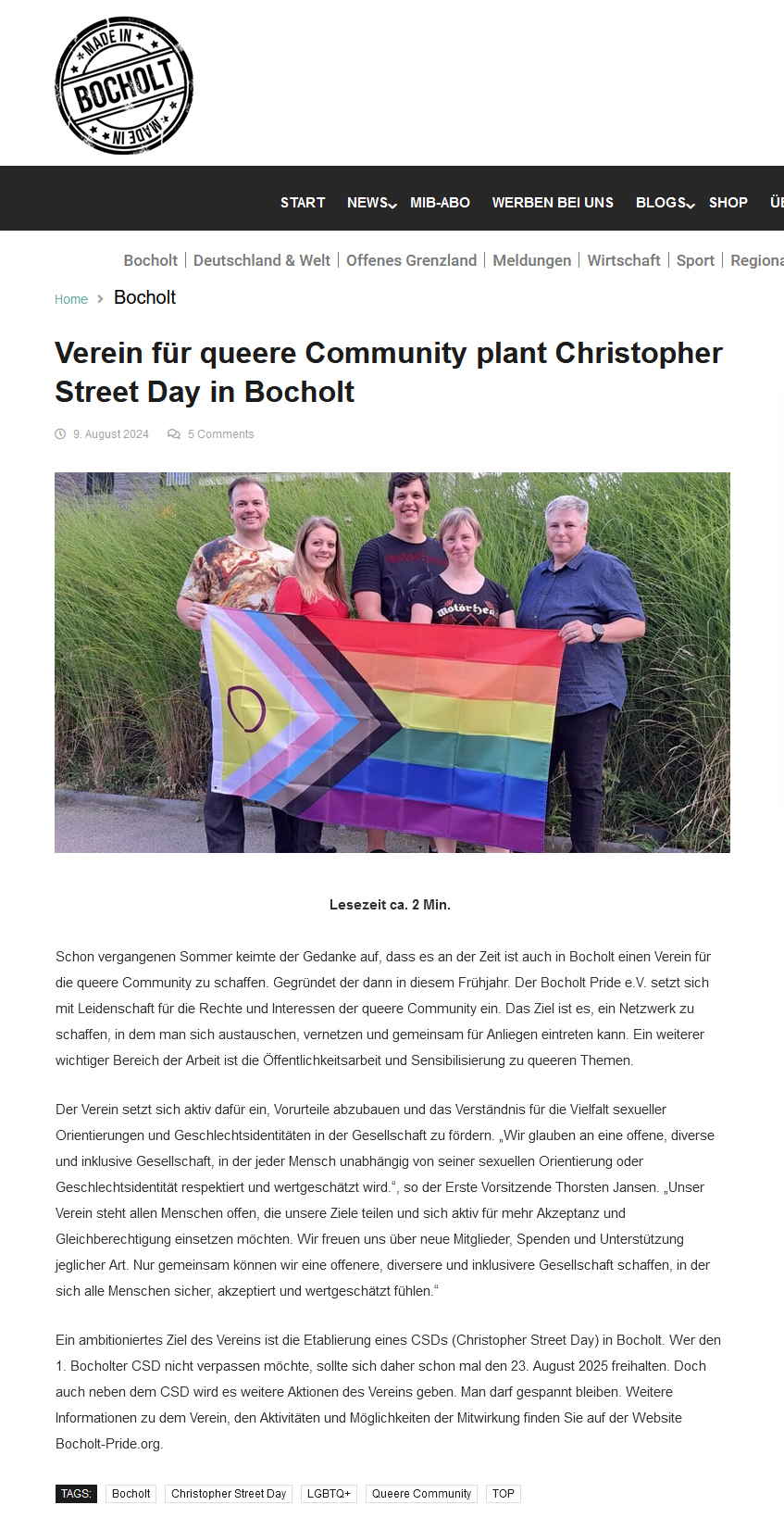 Made in Bocholt Bocholt Pride